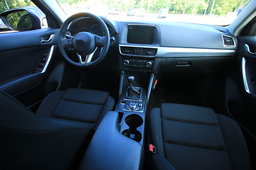 Image showing Modern car interior