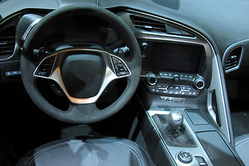 Image showing Modern car interior