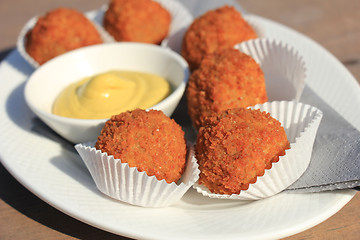 Image showing Warm fried snacks