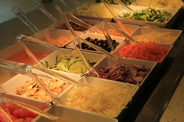 Image showing salad buffet