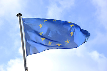 Image showing flag of Europe