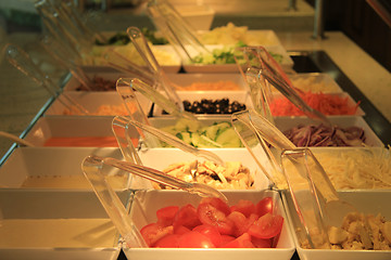 Image showing salad buffet