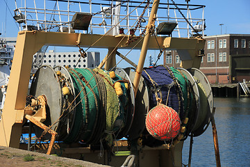 Image showing Fishing nets