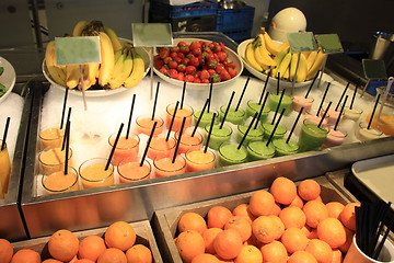 Image showing Smoothies on ice