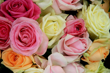 Image showing Pastel wedding bouquet