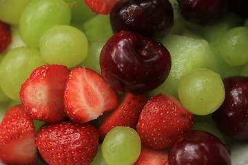 Image showing Fresh fruit salad