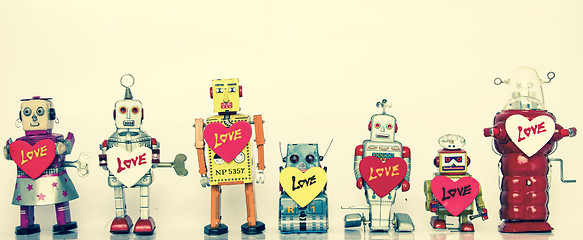 Image showing robot family