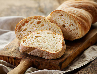 Image showing freshly baked ciabatta bread