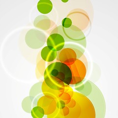 Image showing Abstract summer geometric background