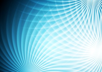 Image showing Abstract bright blue background