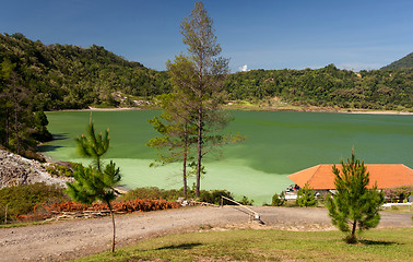 Image showing sulphurous lake - danau linow indonesia