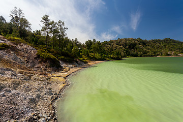 Image showing sulphurous lake - danau linow indonesia