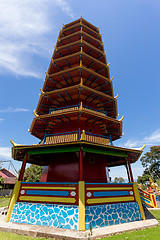 Image showing Pagoda Ekayana, Tomohon, Sulawesi Utara