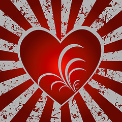 Image showing hearts background