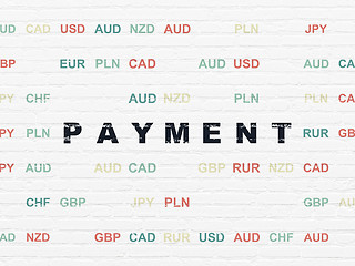 Image showing Banking concept: Payment on wall background