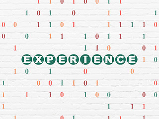 Image showing Business concept: Experience on wall background