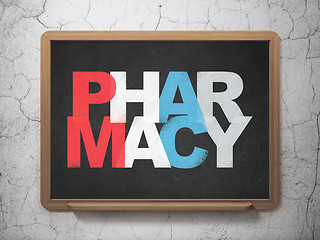 Image showing Medicine concept: Pharmacy on School Board background