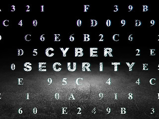 Image showing Privacy concept: Cyber Security in grunge dark room
