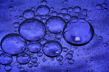 Image showing blue bubbles