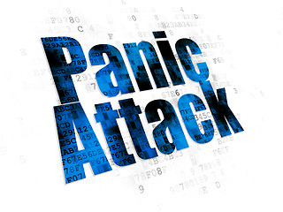 Image showing Medicine concept: Panic Attack on Digital background