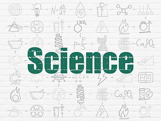 Image showing Science concept: Science on wall background