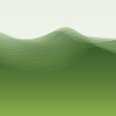 Image showing Water Wave. Vector Illustration For Your Design. 