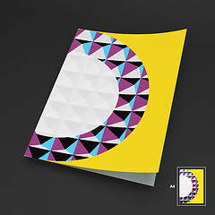 Image showing A4 Business Blank. Abstract Vector Illustration. 