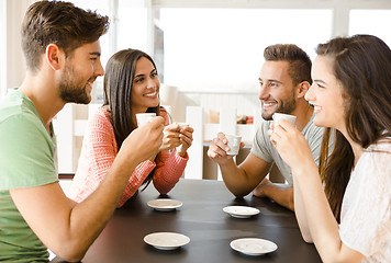 Image showing A coffee with friends