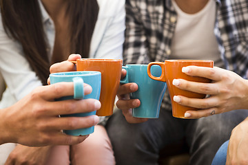 Image showing Coffee with friends