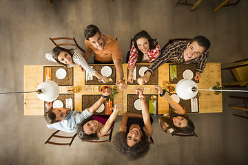 Image showing Friends having a toast