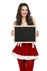 Image showing Santa Woman