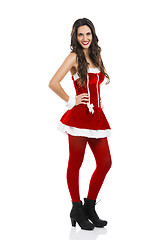 Image showing Santa Woman