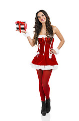 Image showing Santa Woman