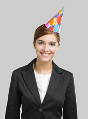 Image showing Happy businesswoman