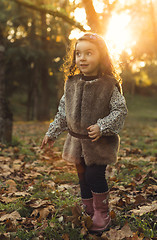 Image showing Happy Little girl