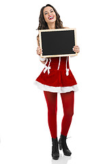 Image showing Santa Woman