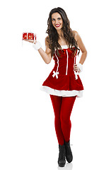 Image showing Santa Woman