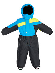 Image showing Childrens snowsuit fall