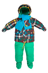 Image showing Childrens snowsuit fall