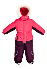 Image showing Childrens snowsuit fall