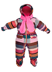 Image showing Childrens snowsuit fall