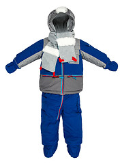 Image showing Childrens snowsuit fall