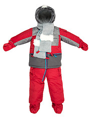 Image showing Childrens snowsuit fall