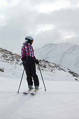 Image showing Skiing