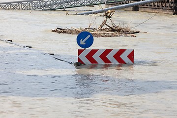 Image showing Flooded street