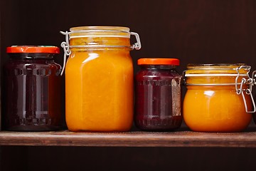 Image showing Jars of Jam