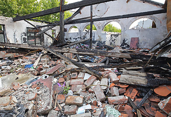 Image showing Sweatshop After Fire