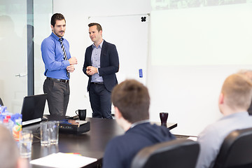 Image showing Business people in modern office.