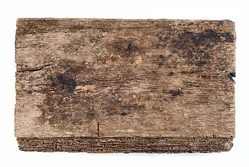 Image showing old wooden plank