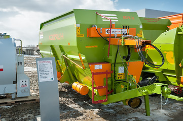 Image showing Agriculture equipment on exhibition. Tyumen